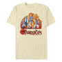 Men's Thundercats Group Retro Sunset Short Sleeve T-shirt