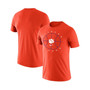 Men's Orange Clemson Tigers Basketball Icon Legend Performance T-shirt