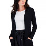 Juniors' Ribbed Duster Cardigan
