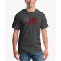 Men's Word Art USA Flag T-shirt