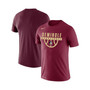 Men's Garnet Florida State Seminoles Basketball Drop Legend Performance T-shirt
