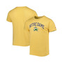 Men's Heather Gold Notre Dame Fighting Irish 1965 Arch Victory Falls Tri-Blend T-shirt