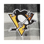 Men's Black and Gray Pittsburgh Penguins Ease Plaid Button-Up Long Sleeve Shirt