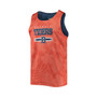 Men's Navy Detroit Tigers Floral Reversible Mesh Tank Top