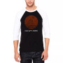 Men's Occupy Mars Raglan Baseball Word Art T-shirt
