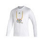 Men's White Miami Hurricanes Turnover Chain Creator Long Sleeve T-shirt