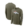 Men's Olive Denver Broncos 2022 Salute to Service Long Sleeve T-shirt