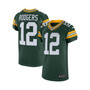 Men's Aaron Rodgers Green Green Bay Packers Vapor Elite Jersey