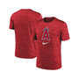 Men's Red Los Angeles Angels Logo Velocity Performance T-shirt