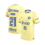 Men's Henry Martin Yellow Club America 2022/23 Home Replica Player Jersey