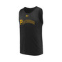 Men's Black Pittsburgh Pirates Dual Logo Performance Tri-Blend Tank Top