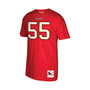 Men's Derrick Brooks Red Tampa Bay Buccaneers Retired Player Name and Number T-shirt