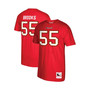 Men's Derrick Brooks Red Tampa Bay Buccaneers Retired Player Name and Number T-shirt