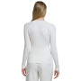 Women's Ribbed Wrap-Neckline Sweater