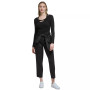 Women's Ribbed Wrap-Neckline Sweater