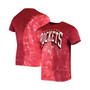 Men's Red Houston Rockets Vintage-Inspired Tie Dye Tubular T-shirt