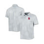 Men's Gray St. Louis Cardinals Palm Coast Delray Fond IslandZone Allover Polo Shirt