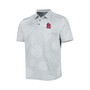 Men's Gray St. Louis Cardinals Palm Coast Delray Fond IslandZone Allover Polo Shirt