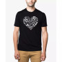 Men's Premium Blend Word Art Heart Notes T-shirt