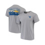 Men's Gray West Virginia Mountaineers Comfort Colors Campus Scenery T-shirt