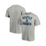 Men's Branded Heathered Gray Seattle Kraken Big and Tall Victory Arch T-shirt