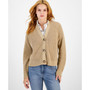 Women's Raglan-Sleeve V-Neck Cardigan