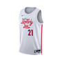 Men's and Women's Joel Embiid White Philadelphia 76ers 2022/23 City Edition Swingman Jersey