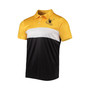 Men's Gold, Black Pittsburgh Steelers Retro Colorblock Polo Shirt
