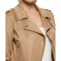 Monica Faux Leather Moto Jacket