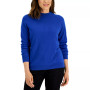 Petite Mock Neck Zip-Back Sweater, Created for Macy's