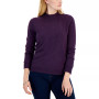Petite Mock Neck Zip-Back Sweater, Created for Macy's