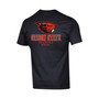 Men's Black Oregon State Beavers Stack 2-Hit T-shirt