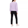 Women's Variegated Cables Crew Neck Sweater