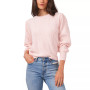 Women's Variegated Cables Crew Neck Sweater