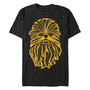 Star Wars Men's Classic Chewbacca Face Short Sleeve T-Shirt