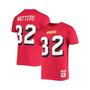 Men's Ricky Watters Scarlet San Francisco 49Ers Throwback Name and Number T-shirt