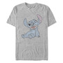 Men's Halftone Stitch Short Sleeve T-Shirt
