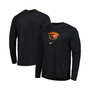 Men's Black Oregon State Beavers Spotlight Raglan Performance Long Sleeve T-shirt