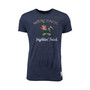 Men's Heather Navy Notre Dame Fighting Irish Vintage-Inspired Font Tri-Blend T-shirt