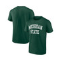 Men's Branded Green Michigan State Spartans Basic Arch T-shirt
