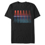 Men's Bottle Repeating Fade Short Sleeve T- shirt