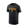 Men's Black Pittsburgh Pirates Team T-shirt