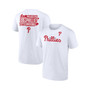 Men's Branded White Philadelphia Phillies Hometown Hot Shot T-shirt
