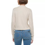 Women's Long-Sleeve Crewneck Cardigan