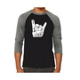 Heavy Metal Men's Raglan Word Art T-shirt