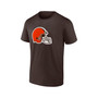 Men's Branded Nick Chubb Brown Cleveland Browns Player Icon Name and Number T-shirt