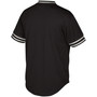 Men's Black Beast Mode Collegiate Logo V-Neck Jersey T-shirt