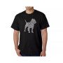 Men's Word Art T-Shirt - Pit bull