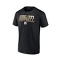 Men's Branded Black Pittsburgh Steelers Steel City Football Heavy Hitter T-shirt