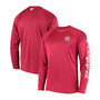 Men's PFG Garnet South Carolina Gamecocks Terminal Tackle Omni-Shade Long Sleeve T-shirt